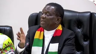ED Mnangagwa not happy with Transport Minister - no passenger train in Zimbabwe