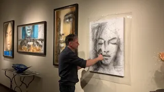 Andre Desjardins Drawing Demonstration 2019 at Masters Gallery