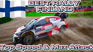 The Best of WRC Rally Finland | Flatout & Max Attack, Big Jump | Top Speed