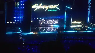 Cyberpunk 2077 E3 Crowd Reaction - KEANU REEVES! // E3 2019