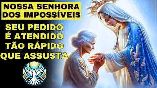 NOSSA SENHORA DOS IMPOSSÍVEIS, QUEM OUVIU E PEDIU FOI ATENDIDO