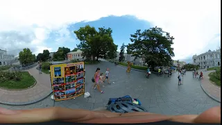 Одесса театр.   Панорамное видео 360 градусов VR