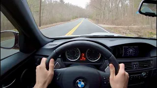 2011 BMW E90 M3 Competition - POV Test Drive by Tedward (Binaural Audio)