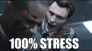 Detroit Become Human - “What Happens If” You Reach 100% Level of Stress  - The Interrogation Scene