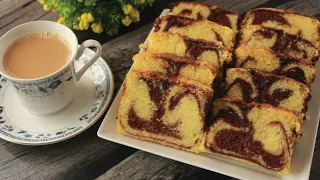 Bakery Style Marble Cake Recipe By Chef Hafsa | Hafsas Kitchen