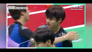 [BTS 정국 _ 아육대] 방탄 계주 금메달 3연패 정국모먼트 _ 온몸으로 테스토스테론 풍기며 개달리는 정국이🐰 jungkook runner