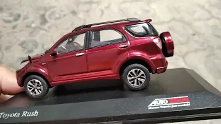 restorasi Diecast Toyota rush dealerbox skala 1:43