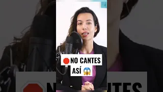 🛑No cantes así. Errores al cantar notas altas. Cómo cantar sin forzar la garganta. Clases de canto