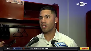 Gleyber Torres after his homer in Baltimore