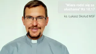 EWANGELIA NA DZIŚ | 28.08.23-pon (Mt 23, 13-22) ks. Łukasz Skołud MSF #wiararodzisięzesłuchania