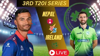 NEPAL 'A' VS IRELAND 'A' CRICKET 3RD T20 SERIES 2024 LIVE ||