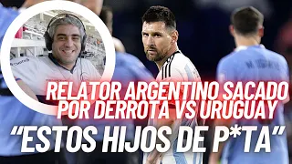 ¡INSÓLITO! RELATOR ARGENTINO TOTALMENTE SACADO EN LA VICTORIA DE URUGUAY FRENTE AL CAMPEÓN DEL MUNDO