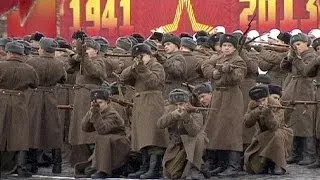 Historic military parade takes place on Moscow's Red Square