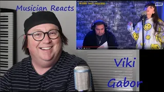 Reaction to Viki Gabor singing Getaway live