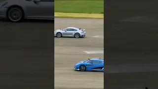 Koenigsegg v 1000hp Audi TT v Porsche 911 Turbo S #cars #race