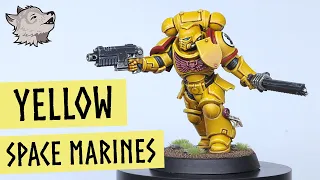 How I Paint YELLOW Space Marines | Warhammer 40k