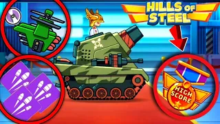 Hills Of Steel-Max tank in Super Hard Desert Battle Walking through|Gameplay