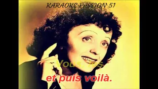 KARAOKE EDITH PIAF . La rue aux chansons 1951  KARAOKE PASSION 51