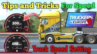 Tip and Trick For Speed in Truckers of Europe 3 | Truckers of Europe 3 Best Truck Aleem Asad