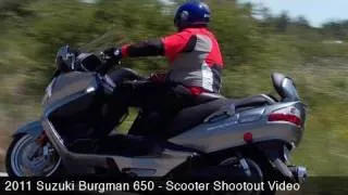 MotoUSA Scooter Shootout:  2011 Suzuki Burgman 650