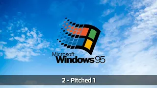 21 Windows 95 Startup Real Sound Variations in 3 minute's
