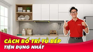 Cách Bố Trí Tủ Bếp, Thiết Kế Tủ Bếp Đẹp Và Tiện Dụng Nhất năm 2023 | Dịch vụ THI CÔNG TỦ BẾP HN HCM