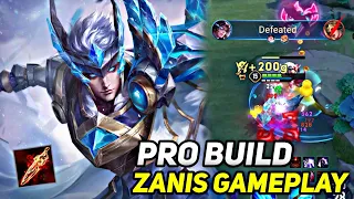 AoV : ZANIS GAMEPLAY | PRO BUILD - ARENA OF VALOR