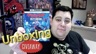 Spider Man: Into the Spider Verse 4K Ultra HD Blu ray Unboxing + GiveAway