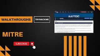 [Walkthroughs] TryHackMe room "MITRE" Writeup |  "SOC Level 1" Learning Path