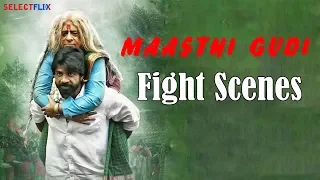 Maasthi Gudi - Fight scenes | Hindi Dubbed Movie | Duniya Vijay | Kriti Kharbanda