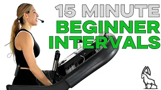 KICKSTART YOUR FITNESS JOURNEY! 15-Min Beginner Interval Treadmill Follow Along!