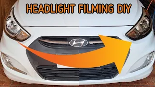 How to Tint Headlight? | Film Headlight Install DIY