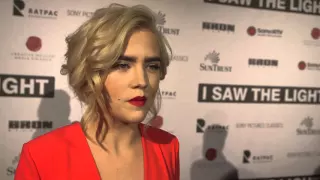 I Saw The Light: Maddie Hasson "Billy Jean" Red Carpet Movie Premiere Interview | ScreenSlam