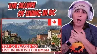 The 10 Best Places To Live In British Columbia | Australian Reacts | AussieTash