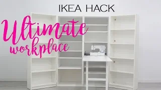 DIY: IKEA INTO FOLDABLE WORKSPACE