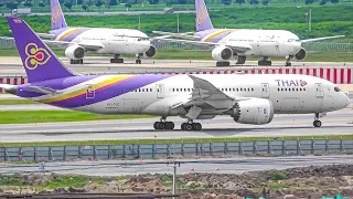 15 MINS of Landings & Takeoffs at BKK | Bangkok Suvarnabhumi Airport Plane Spotting