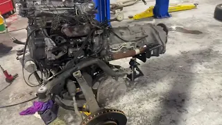 How to remove the engine in a WK2 Jeep Grand Cherokee.