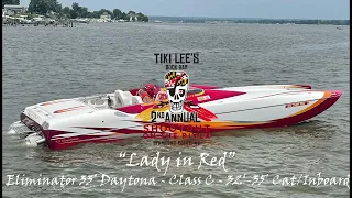 Eliminator Daytona 33' - "Lady in Red" 2022 Tiki Lee's 2nd Annual Shootout on the River - Dockbars