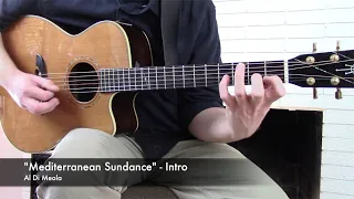 “Mediterranean Sundance” Intro | Al Di Meola - Intermediate Guitar Lesson with TAB