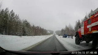 Сыктывкар-Троицко Печорск 15.04 .2019 г. Около Ульяново.