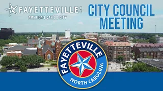 Fayetteville City council Meeting   October 24 2022