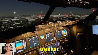 INSANE Traffic Flow in Microsoft Flight Simulator! PMDG Boeing 737 (DCA River Visual)