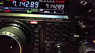 Yaesu FT-2000 functions and RX on 40M band.