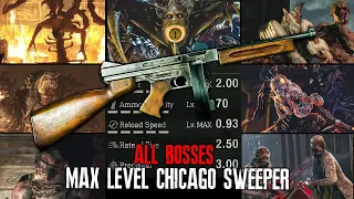 RESIDENT EVIL 4 REMAKE - MAX LEVEL CHICAGO SWEEPER VS ALL BOSSES | PROFESSIONAL MODE