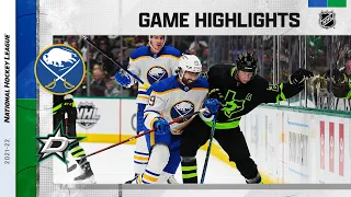 Sabres @ Stars 2/27 | NHL Highlights 2022