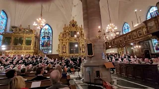 Matteuspassionen Tyska Kyrkan 2-3 april 2022 ; avslutningen