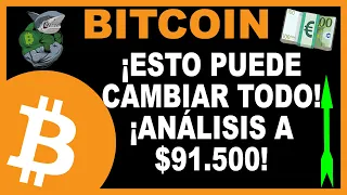 💥🚀Bitcoin! Esto puede cambiarlo todo💵 Análisis a 91500 $💵💥