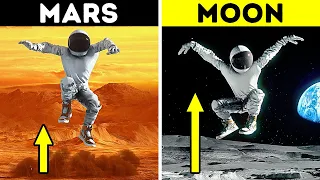 Gravity Simulation Comparison On Different Planets!