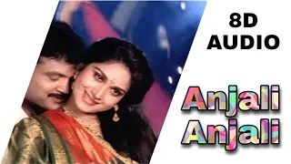 ANJALI ANJALI 💕 || 8D AUDIO SONG 🎧 || DUET MOVIE || AR RAHMAN || SPB || TAMIL LOVE SONG