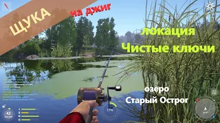 Русская рыбалка 4 - озеро Старый Острог - Щука на джиг